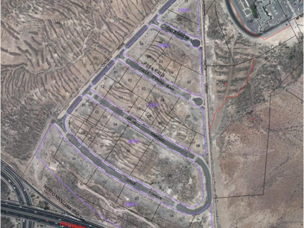 Residential land for building independent villas Los Cristianos, Tenerife 1011