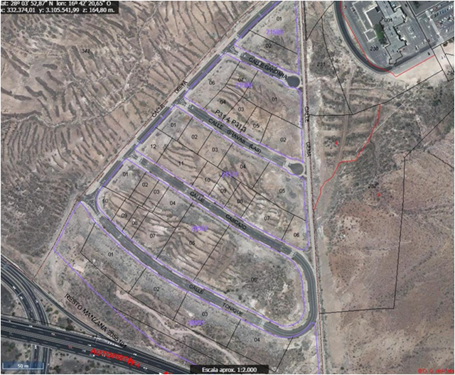 Residential land for building independent villas Los Cristianos, Tenerife 1011